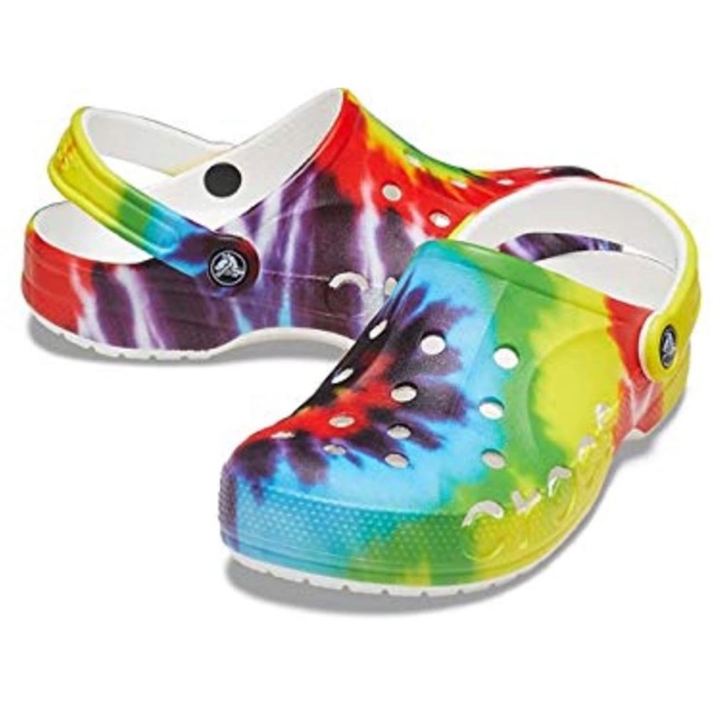 Tie-dye Crocs Men's and Women's Baya Clog